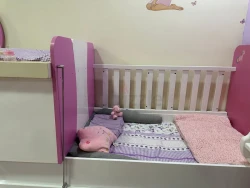 Kids Bed with Drawers & Changing Table