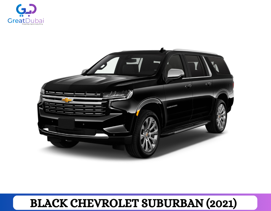 Black CHEVROLET SUBURBAN (2021) Rent in Sharjah-image