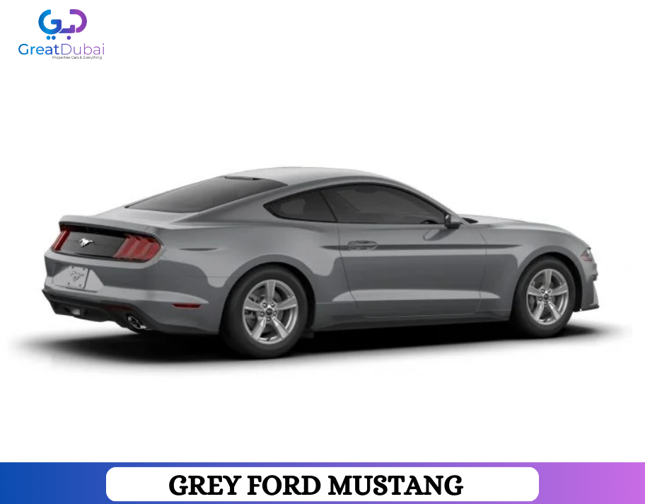 Grey FORD MUSTANG 2020 Rent in Sharjah-pic_1