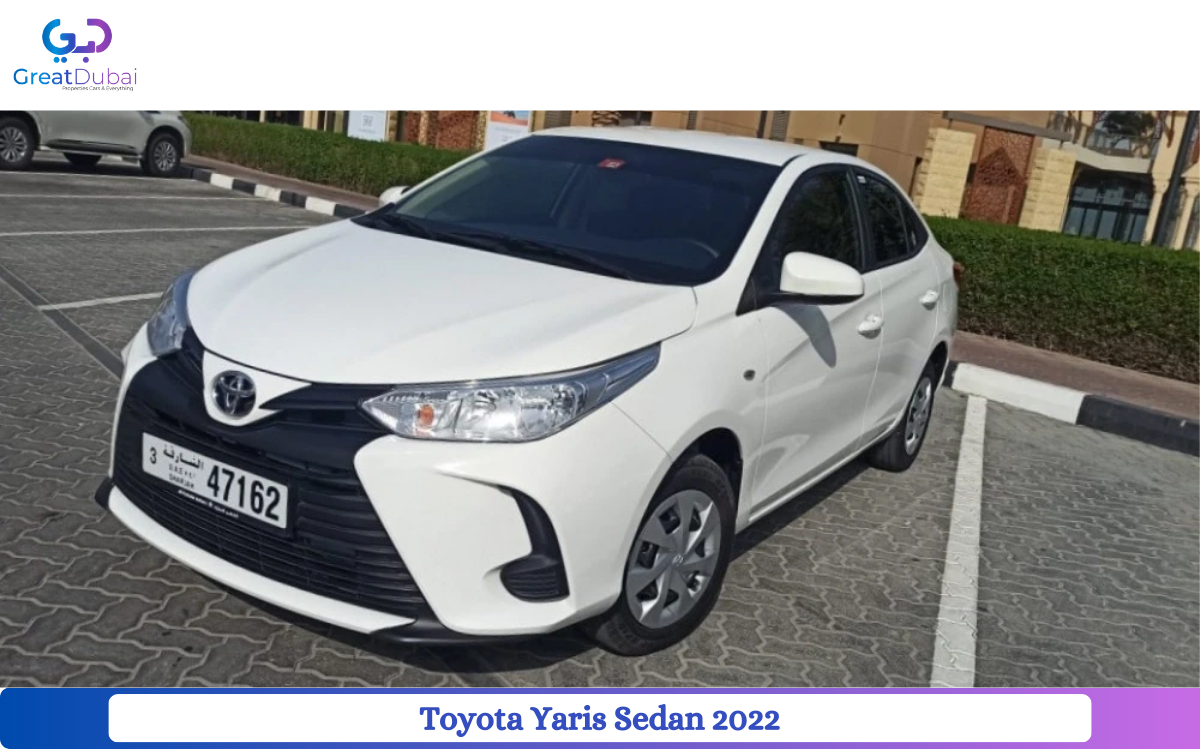 Rent Toyota Yaris Sedan 2022 in Sharjah-image