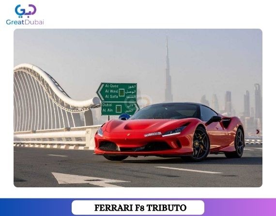 Rent Ferrari F8 Tributo 2021 in Dubai - Luxury Car Hire-image