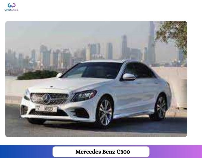 Rent Mercedes Benz C300 2022 in Dubai - Luxury Sedan-image
