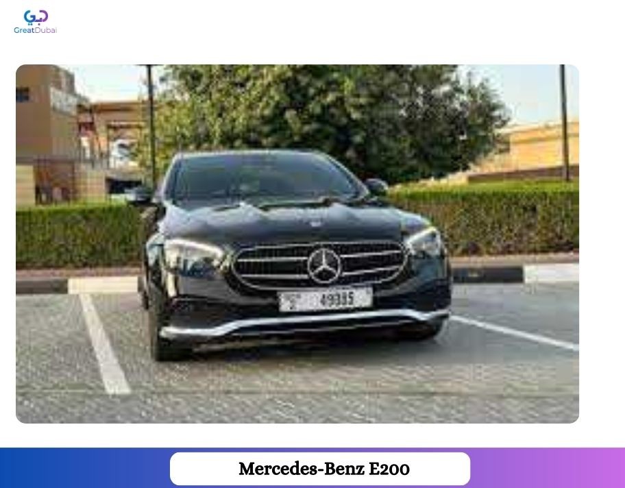 RENT MERCEDES BENZ E200 2022 IN DUBAI-image