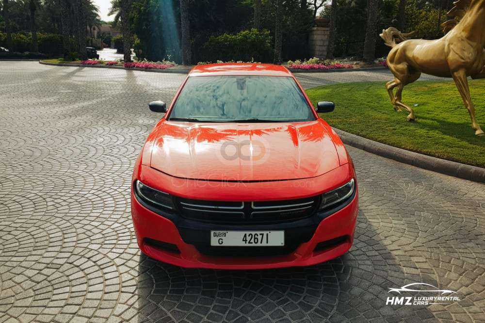 Rent Dodge Challenger V6 2017 in Dubai - Best Rates-pic_1